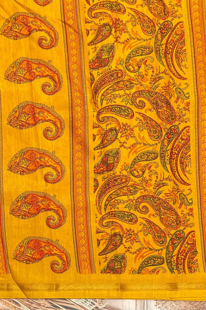Kalamkari Printed Silk | PPS03 - Manju Boutique