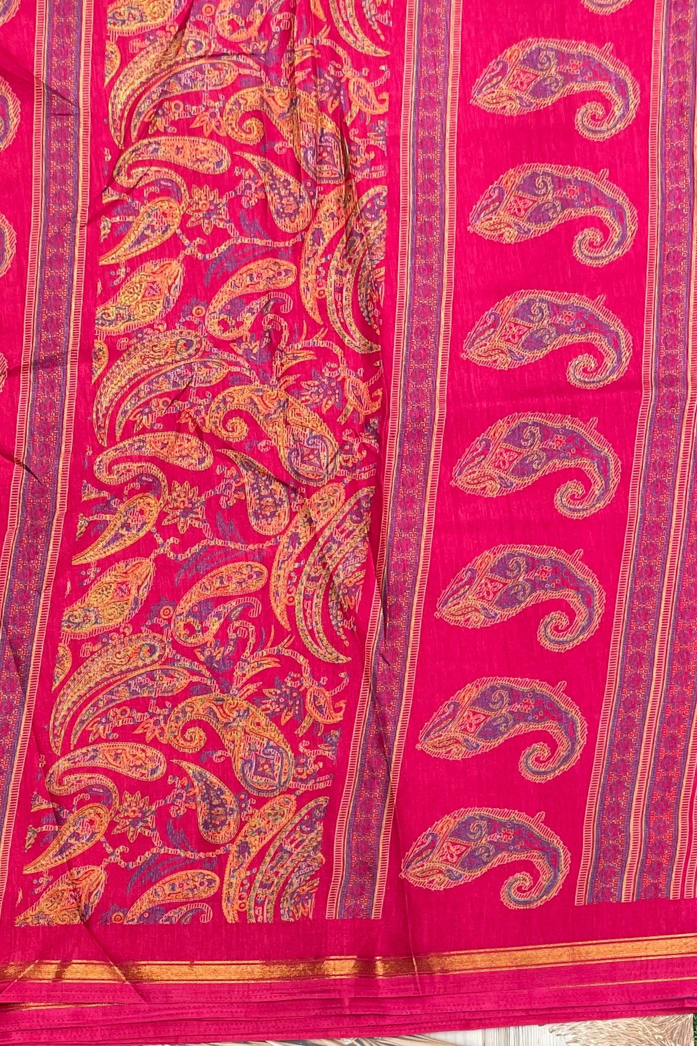 Kalamkari Printed Silk | PPS01 - Manju Boutique