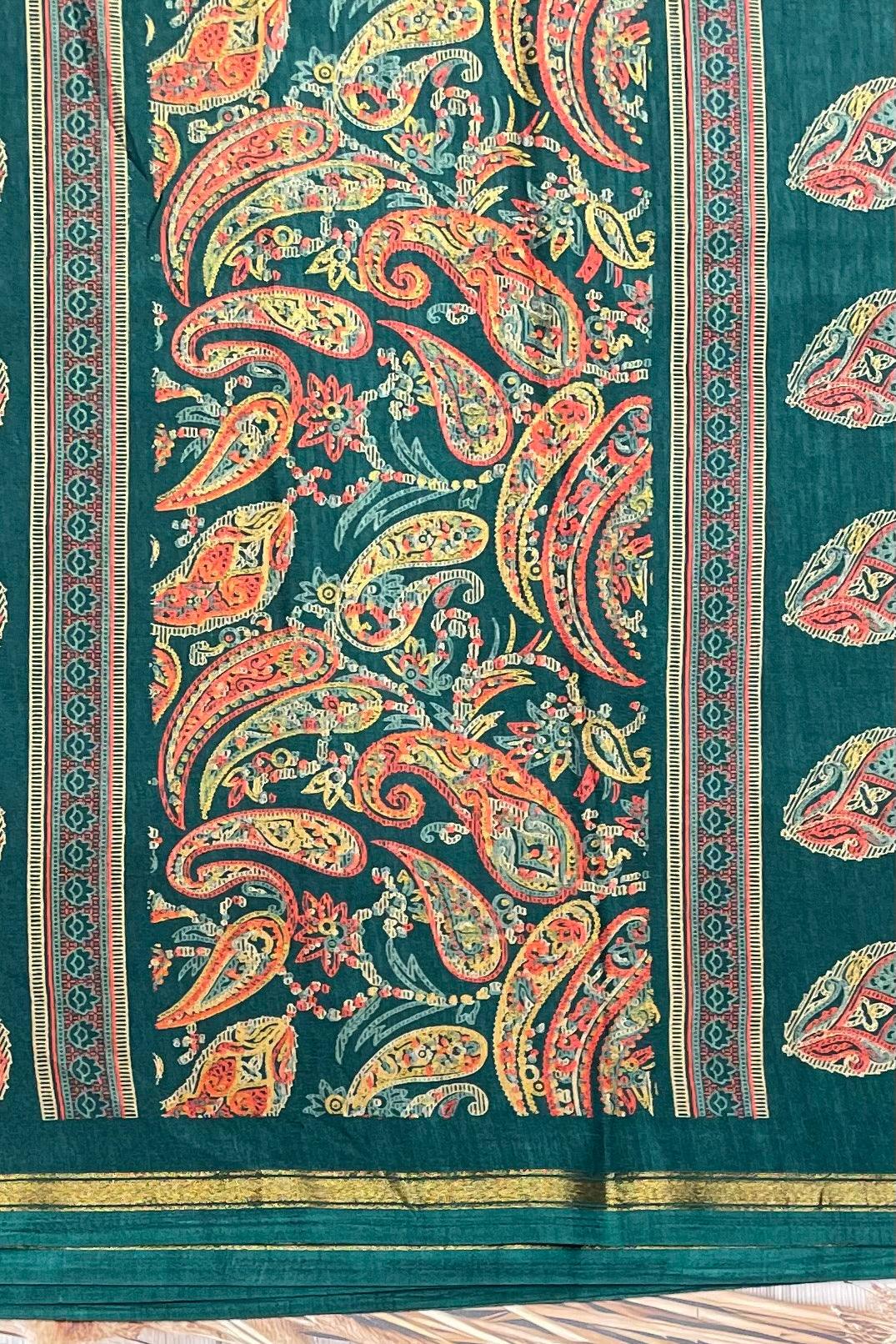 Kalamkari Printed Silk | PPS05 - Manju Boutique