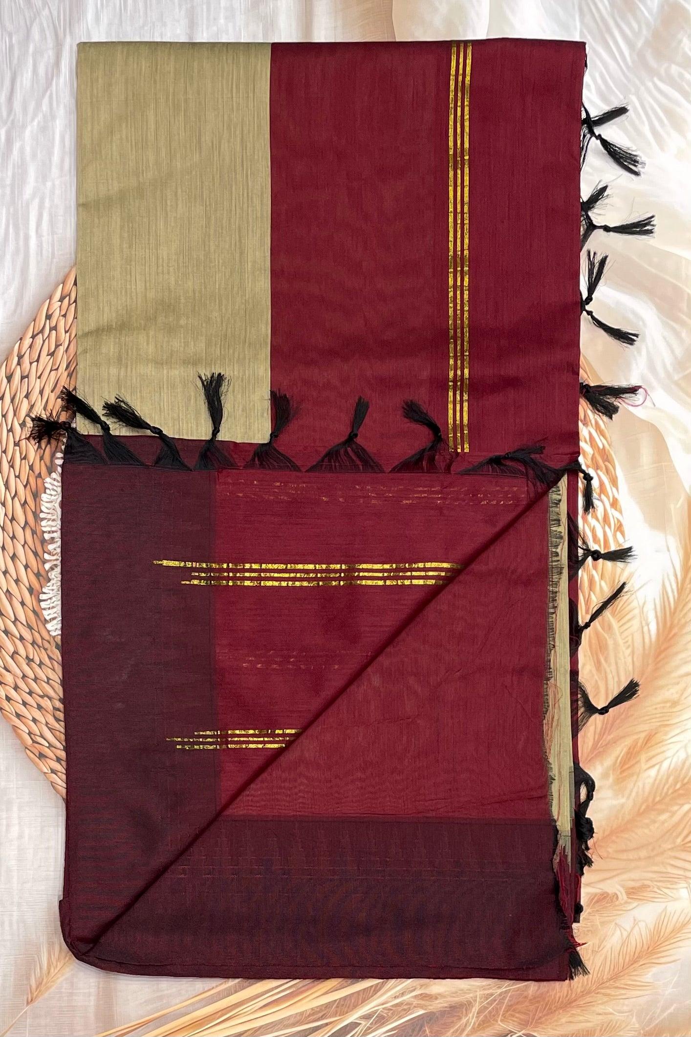 New Gen Kalyani Cotton Tower Border| KCSM11 - Manju Boutique