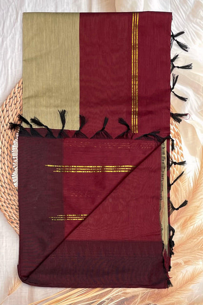 New Gen Kalyani Cotton Tower Border| KCSM11 - Manju Boutique