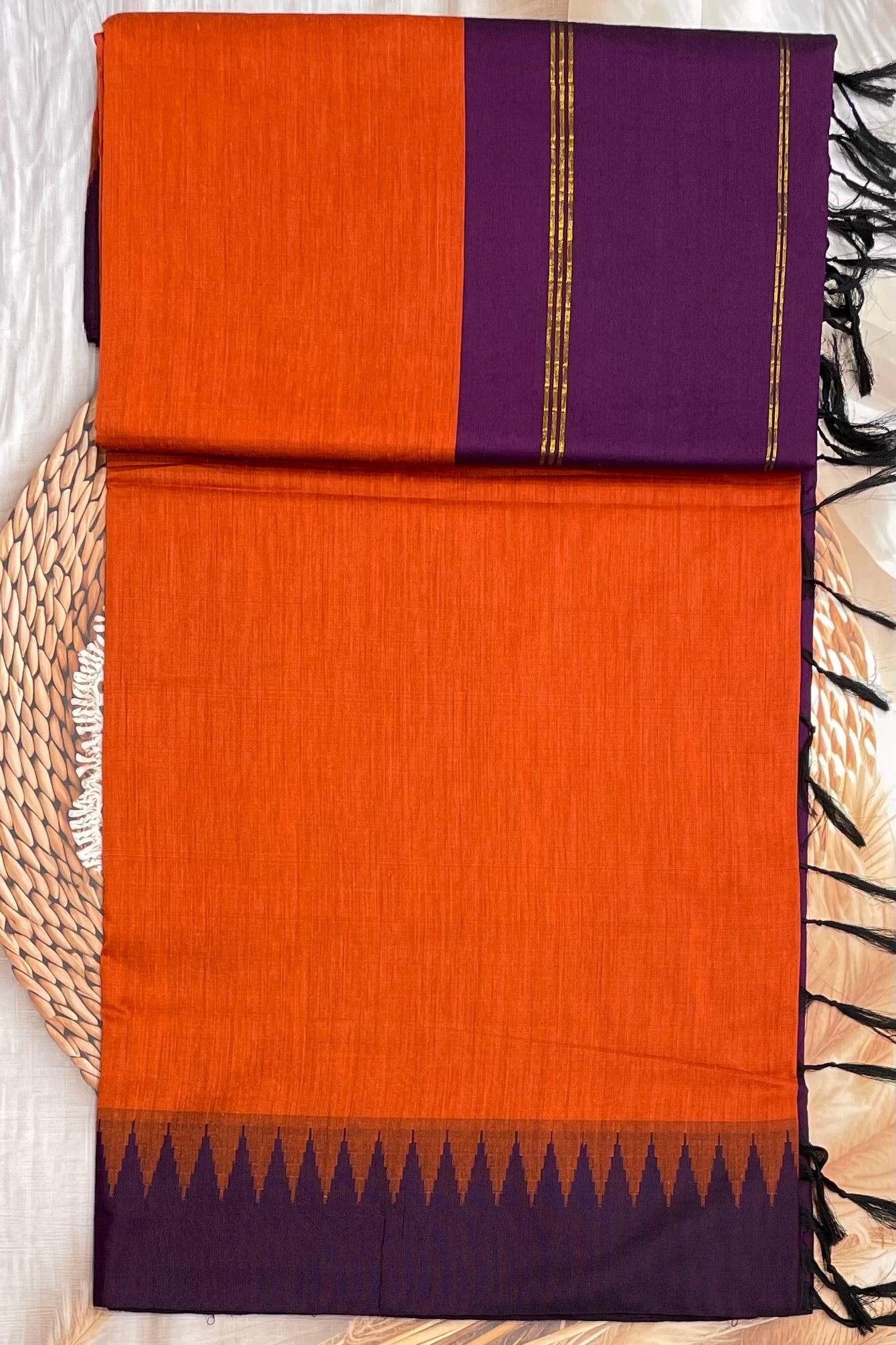 New Gen Kalyani Cotton Tower Border| KCSM12 - Manju Boutique