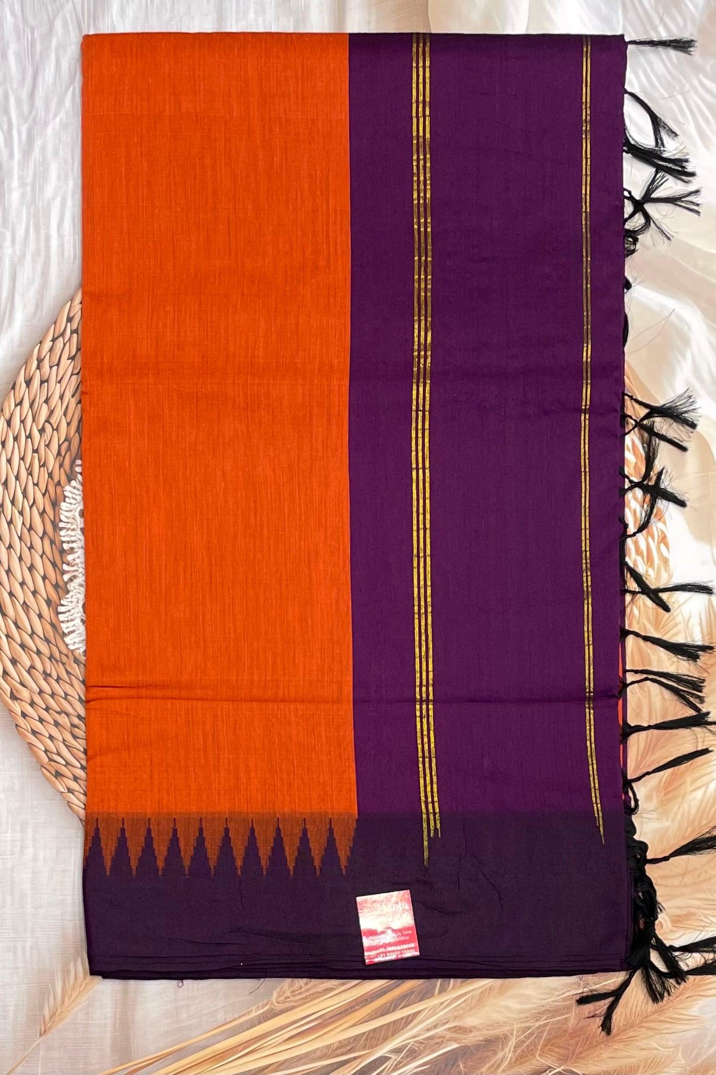 New Gen Kalyani Cotton Tower Border| KCSM12 - Manju Boutique