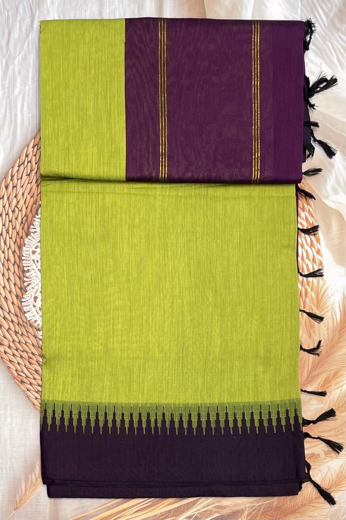 New Gen Kalyani Cotton Tower Border| KCSM13 - Manju Boutique