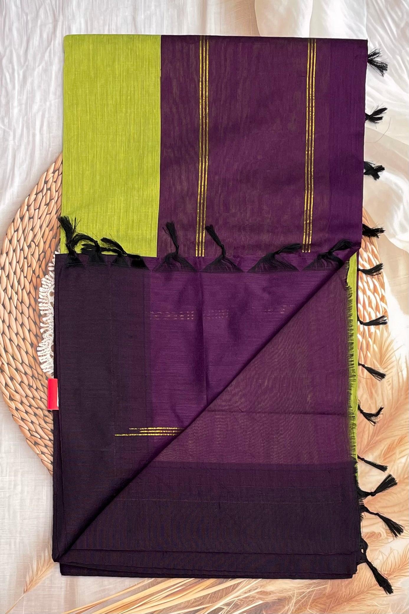 New Gen Kalyani Cotton Tower Border| KCSM13 - Manju Boutique
