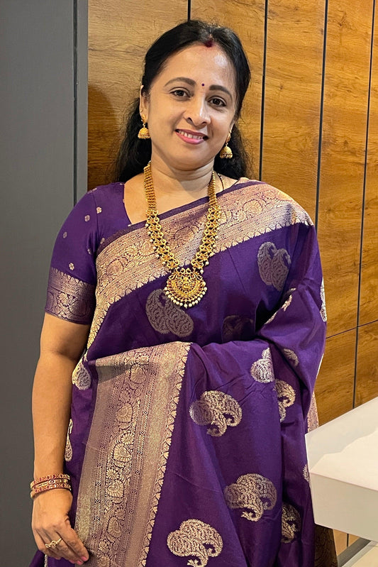Bridal Soft Silk Saree| MBFC01 - Manju Boutique
