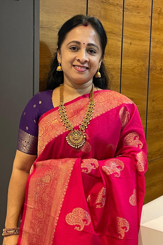 Bridal Soft Silk Saree| MBFC02 - Manju Boutique