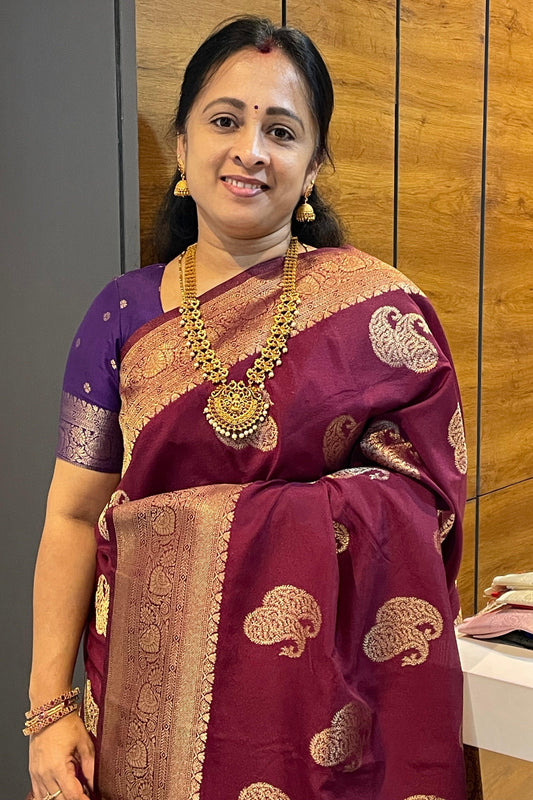 Bridal Soft Silk Saree| MBFC05 - Manju Boutique