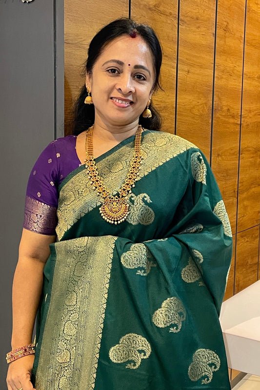 Bridal Soft Silk Saree| MBFC10 - Manju Boutique