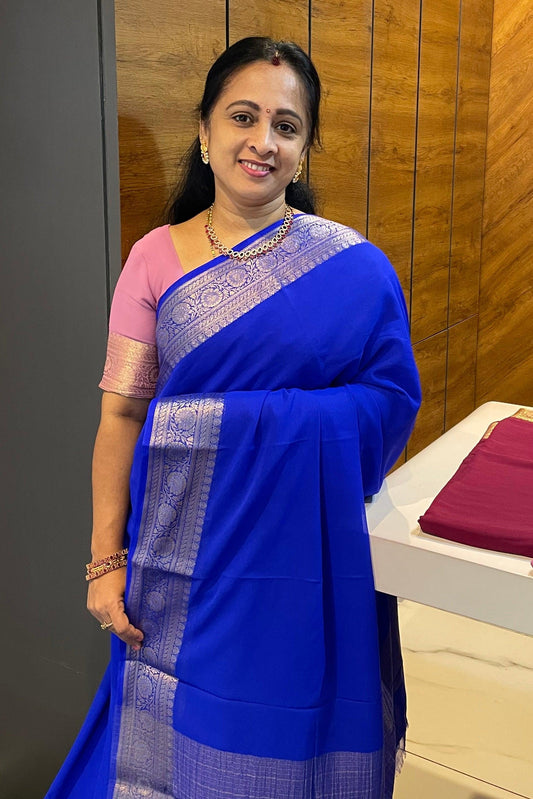 Premium Georgette Saree | MBPG05 - Manju Boutique