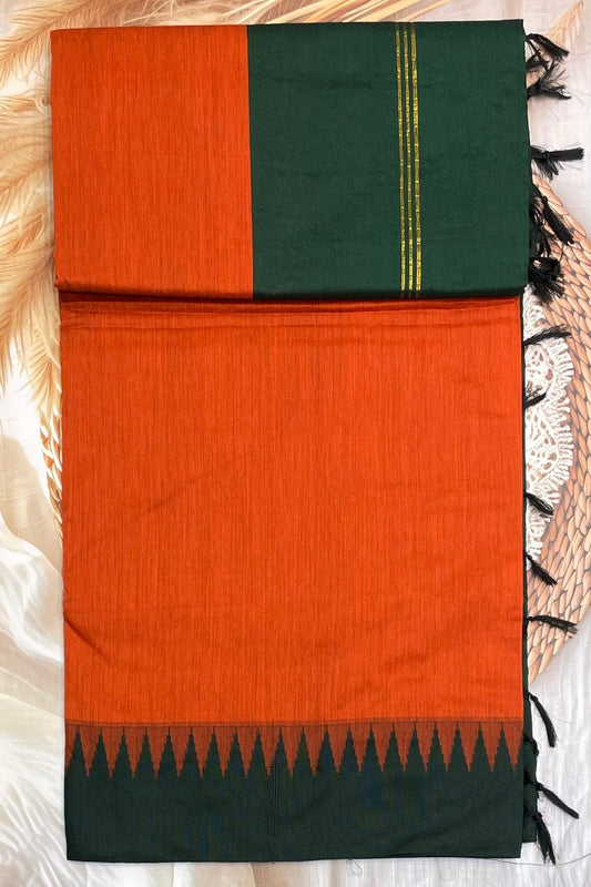 New Gen Kalyani Cotton Tower Border| KCSM14 - Manju Boutique