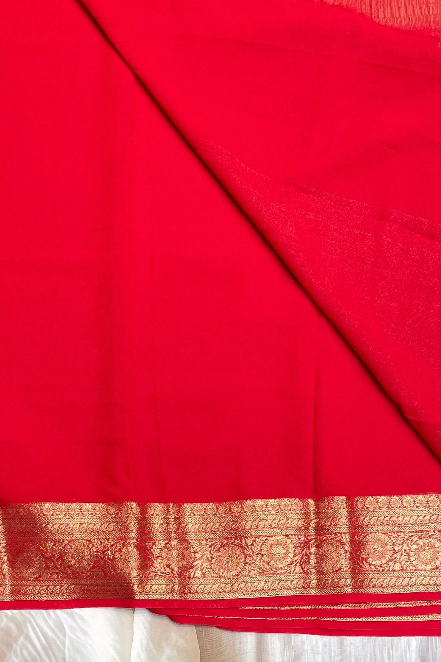 Premium Georgette Saree | MBPG08 - Manju Boutique