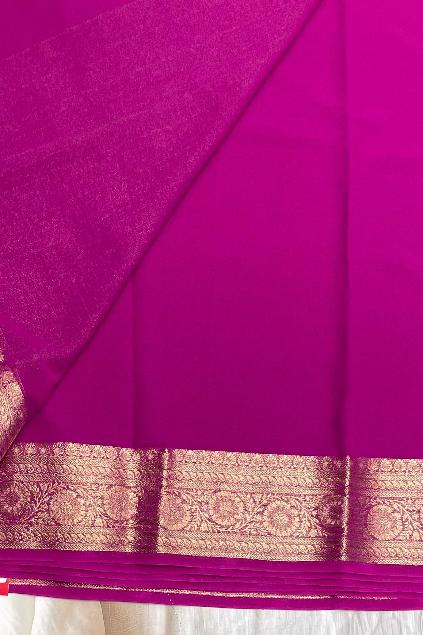 Premium Georgette Saree | MBPG03 - Manju Boutique