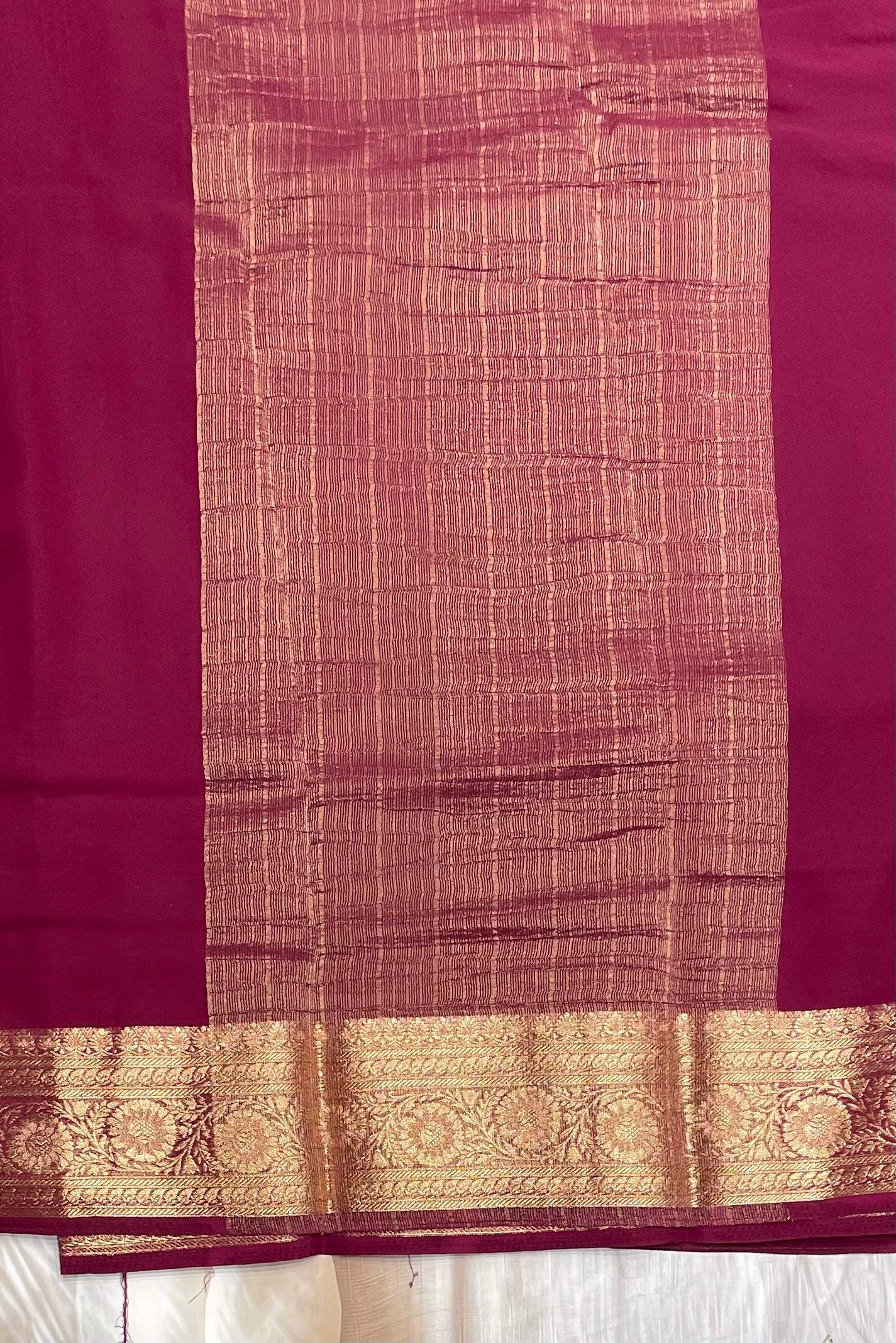 Premium Georgette Saree | MBPG06 - Manju Boutique
