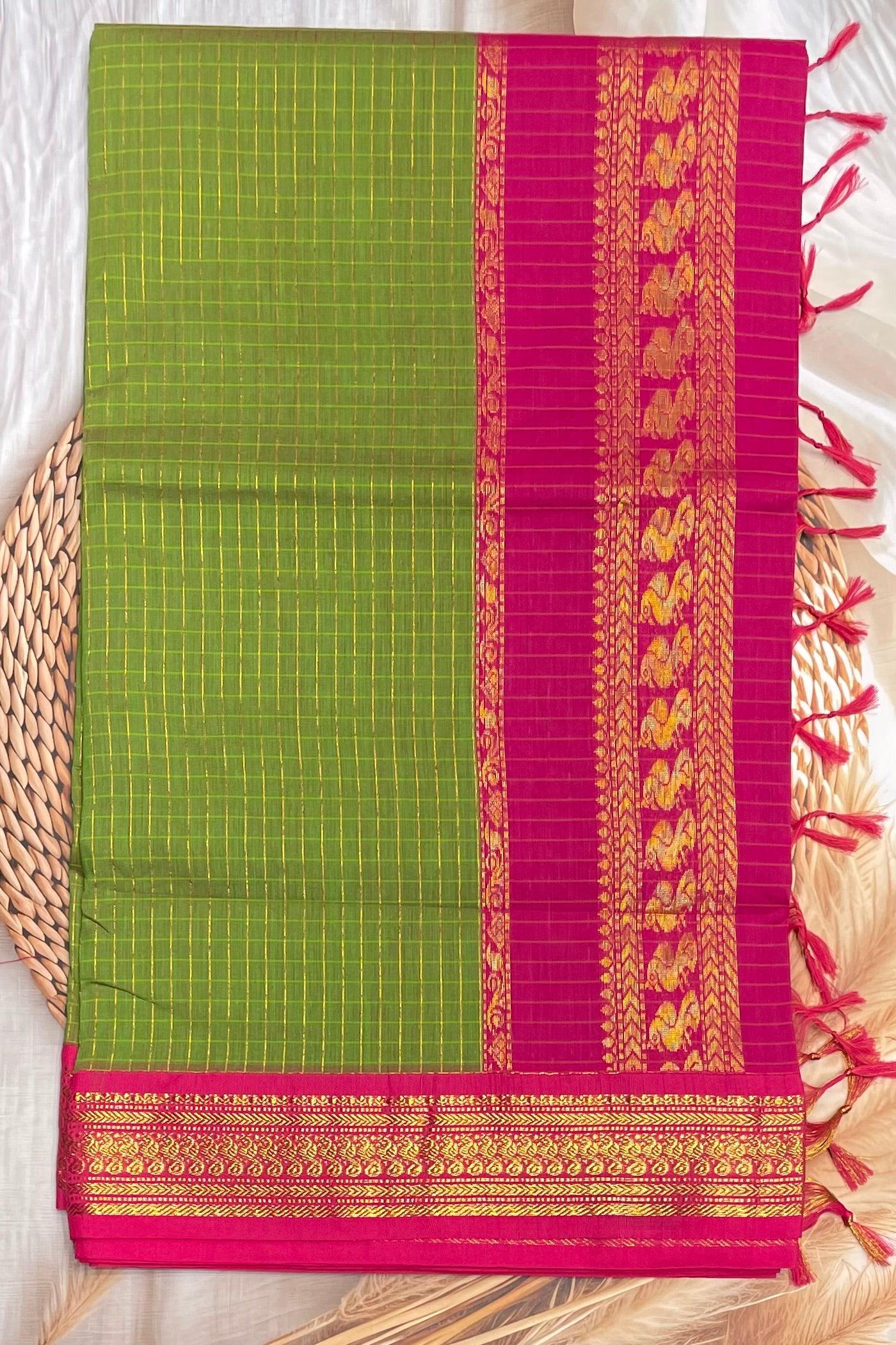 Kalyani Cotton Checks | KCCH21 - Manju Boutique