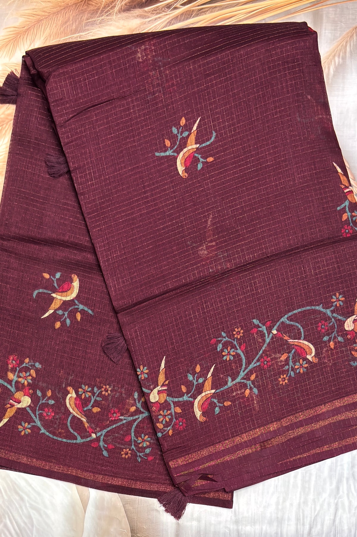 Kota Tussar Silk - Open View