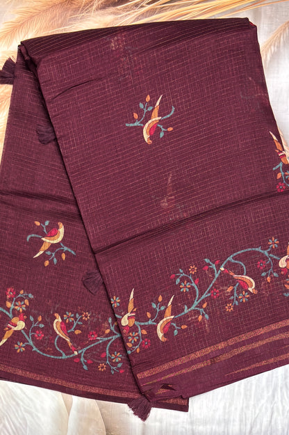 Kota Tussar Silk - Open View