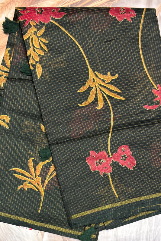 Kota Tussar Silk - Open View