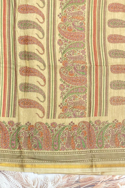 Kalamkari Printed Silk | PPS20 - Manju Boutique