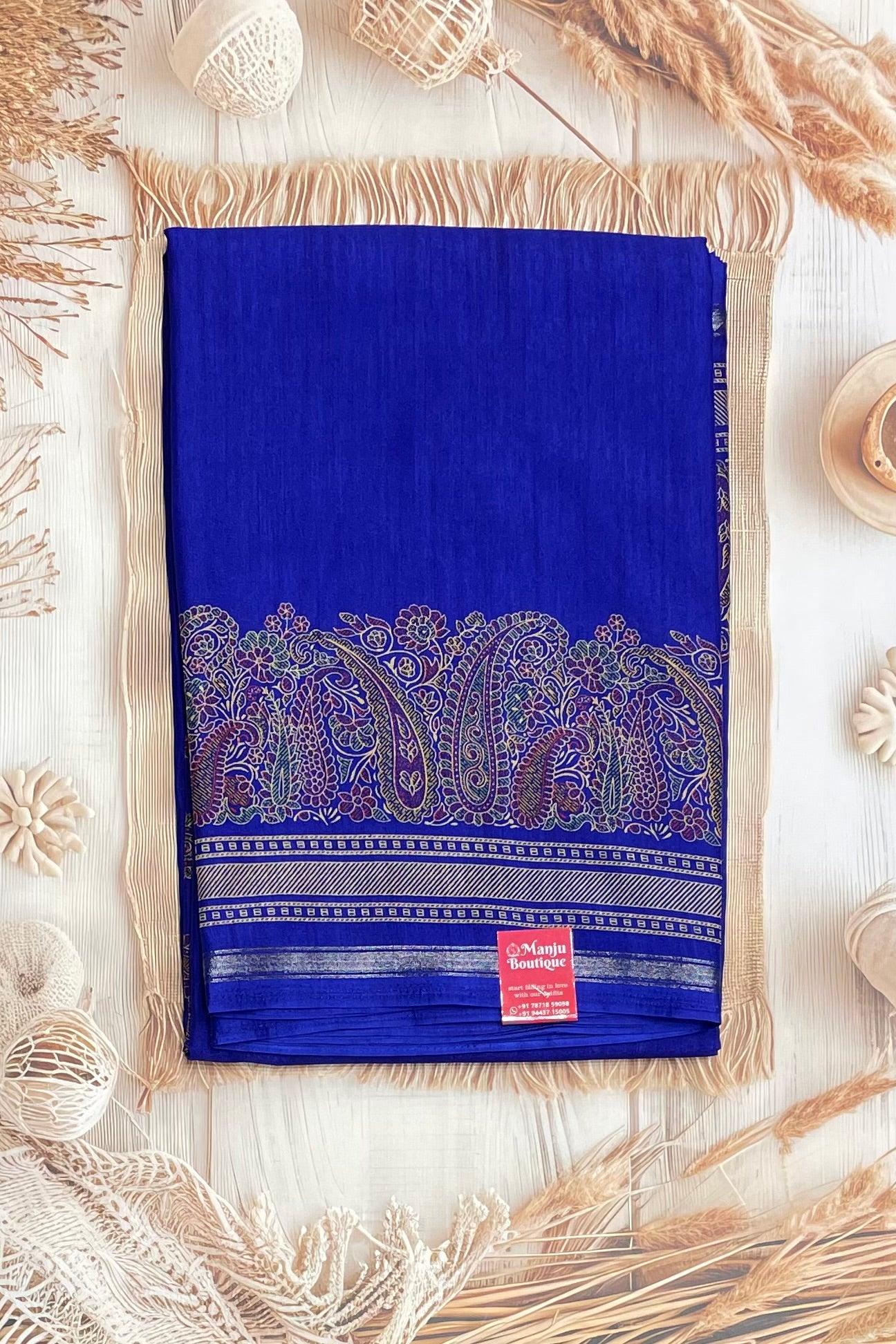 Kalamkari Printed Silk | PPS18 - Manju Boutique