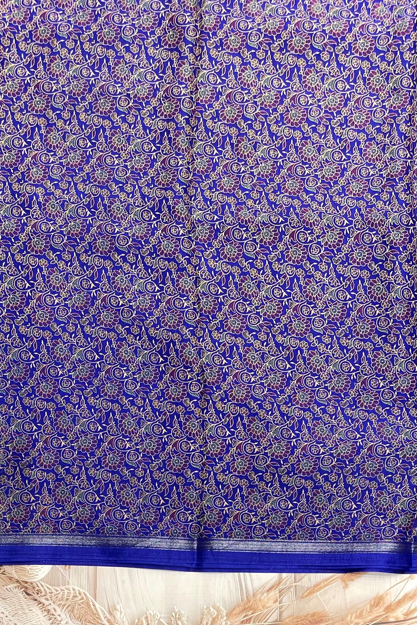 Kalamkari Printed Silk | PPS18 - Manju Boutique