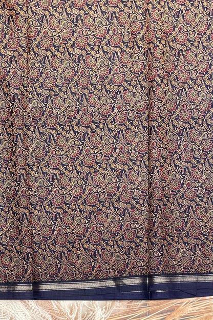 Kalamkari Printed Silk | PPS16 - Manju Boutique