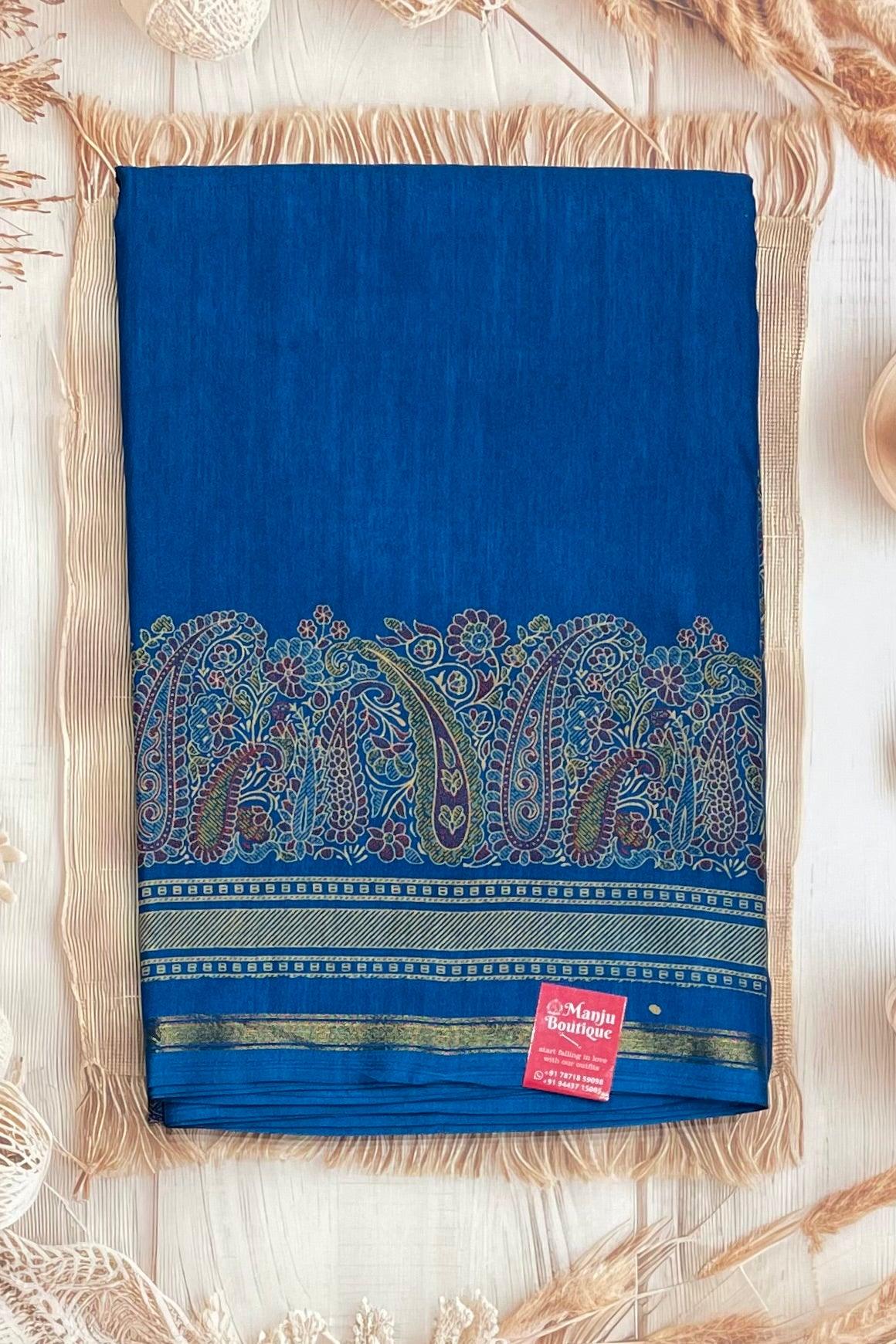 Kalamkari Printed Silk | PPS21 - Manju Boutique
