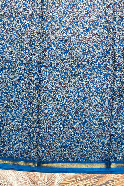 Kalamkari Printed Silk | PPS21 - Manju Boutique