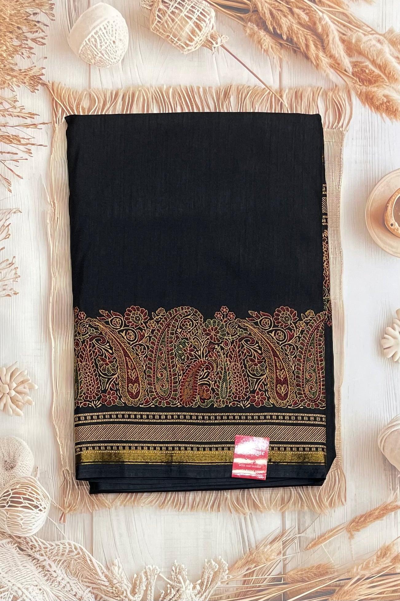 Kalamkari Printed Silk | PPS22 - Manju Boutique