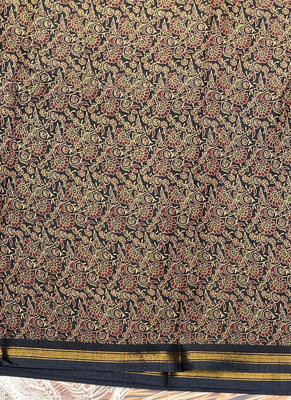Kalamkari Printed Silk | PPS22 - Manju Boutique