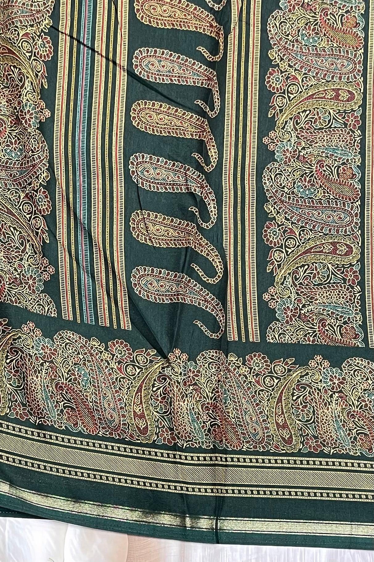 Kalamkari Printed Silk | PPS19 - Manju Boutique