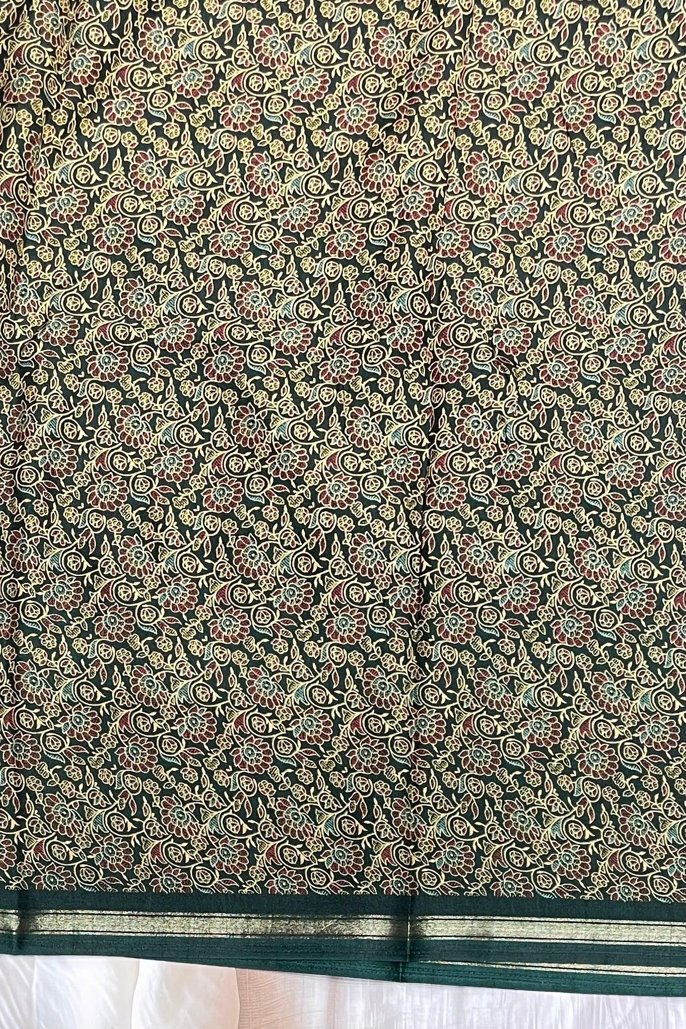 Kalamkari Printed Silk | PPS19 - Manju Boutique