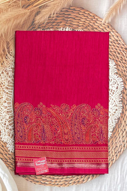 Kalamkari Printed Silk | PPS15 - Manju Boutique