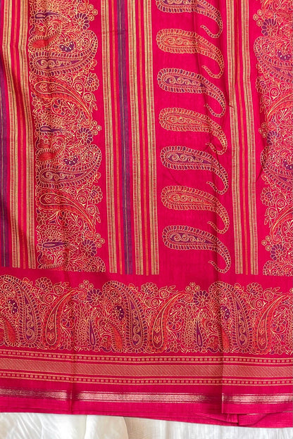 Kalamkari Printed Silk | PPS15 - Manju Boutique
