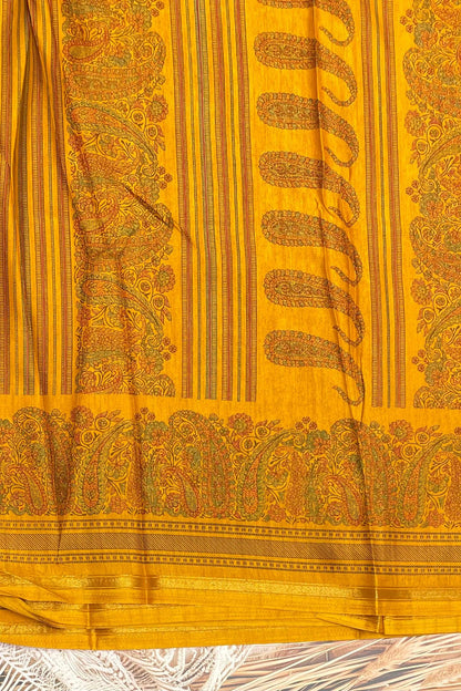 Kalamkari Printed Silk | PPS17 - Manju Boutique