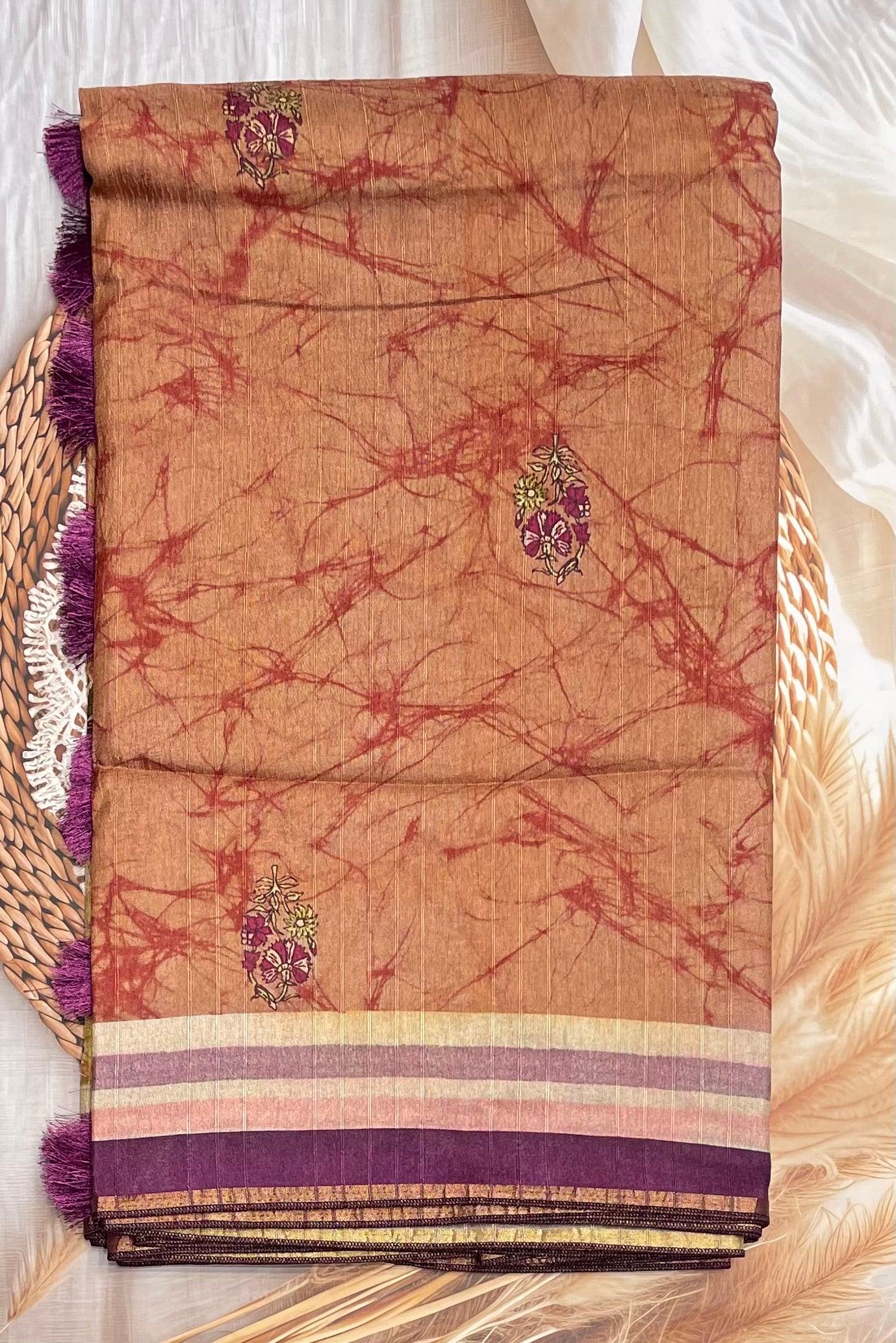 Semi Tussar Silk | MBCC02 - Manju Boutique