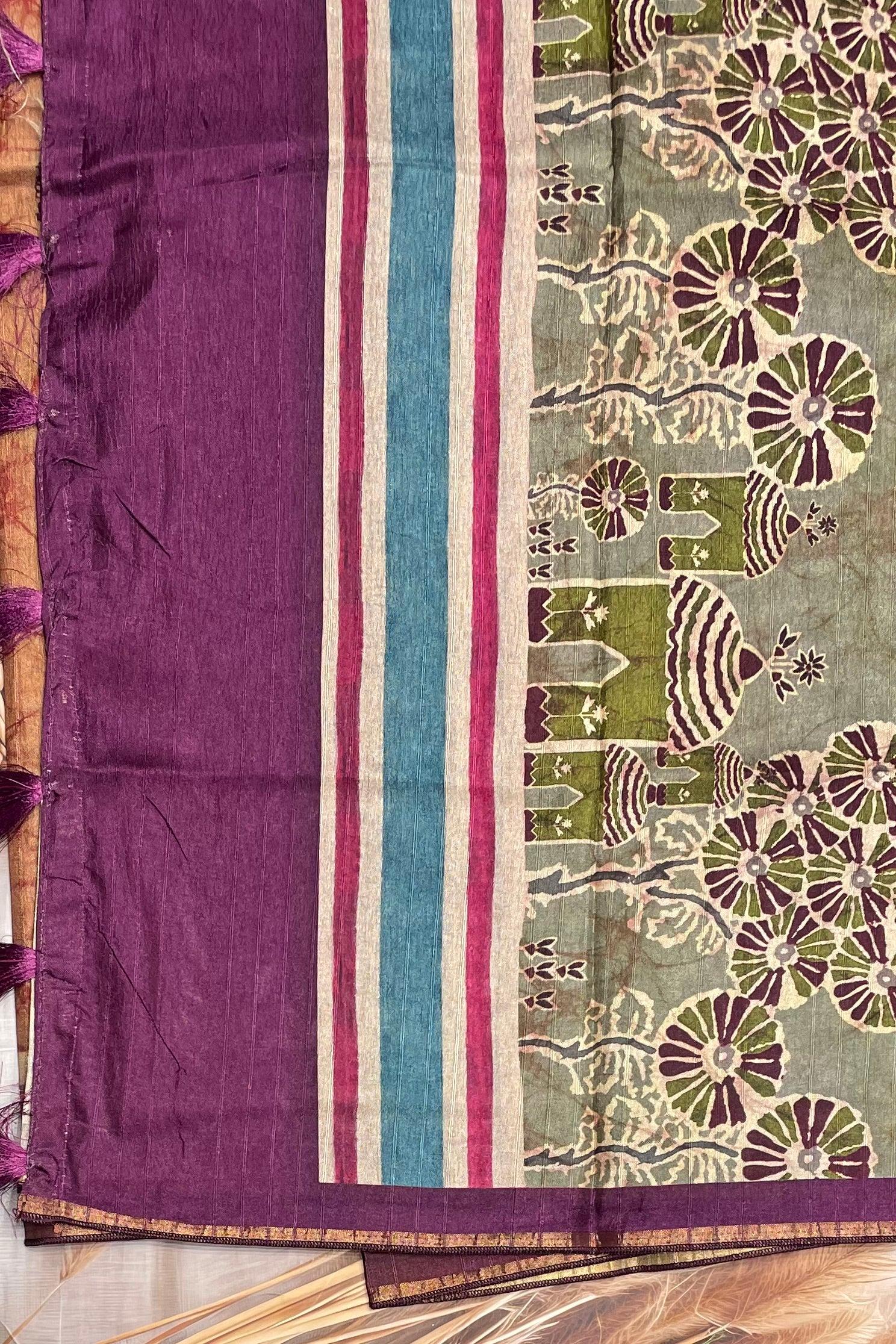 Semi Tussar Silk | MBCC02 - Manju Boutique