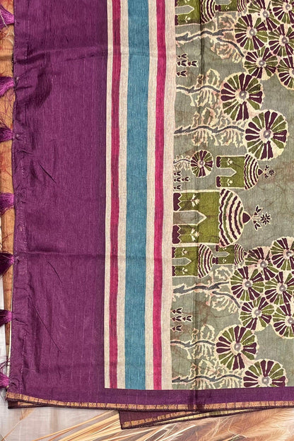 Semi Tussar Silk | MBCC02 - Manju Boutique