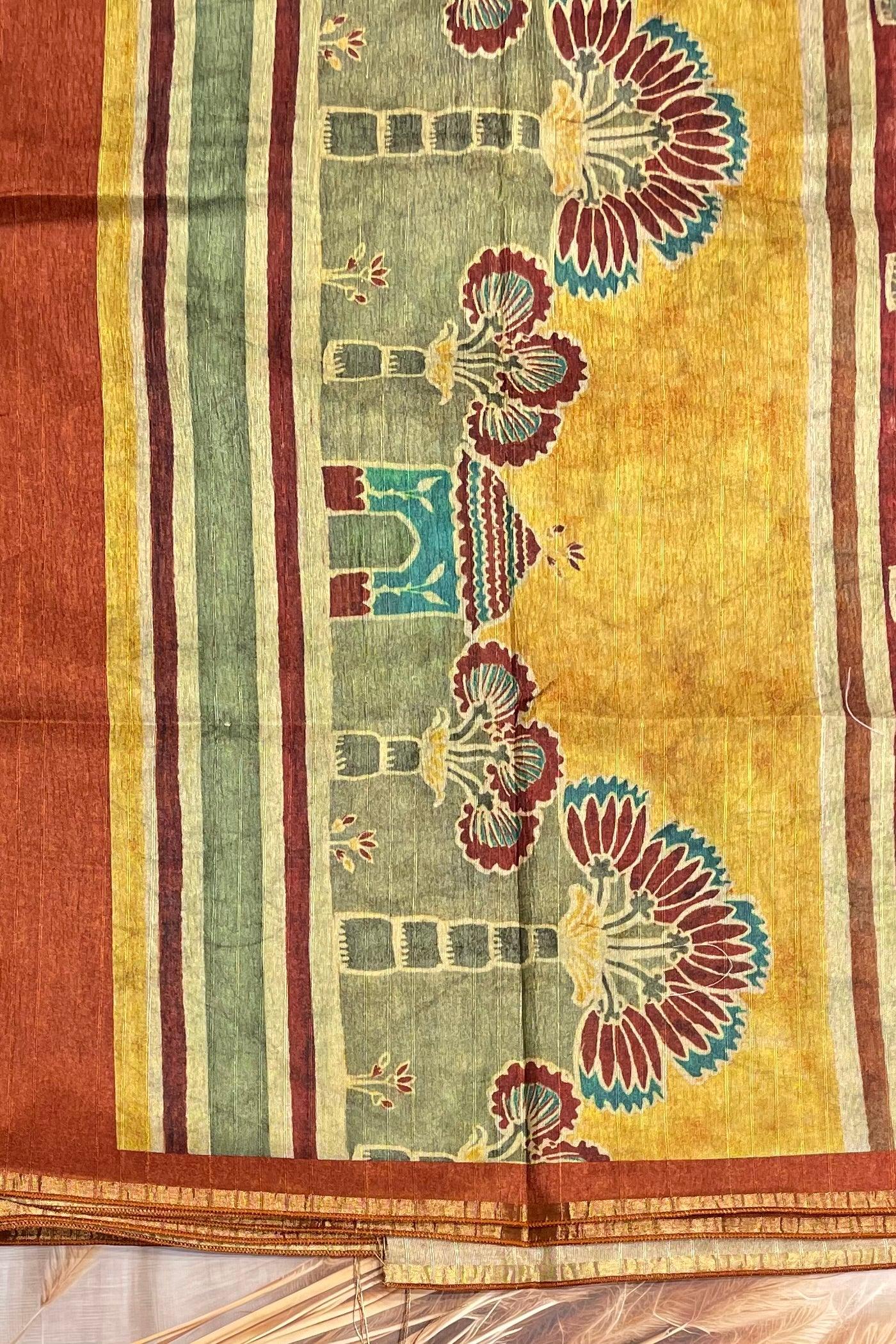 Semi Tussar Silk | MBCC01 - Manju Boutique