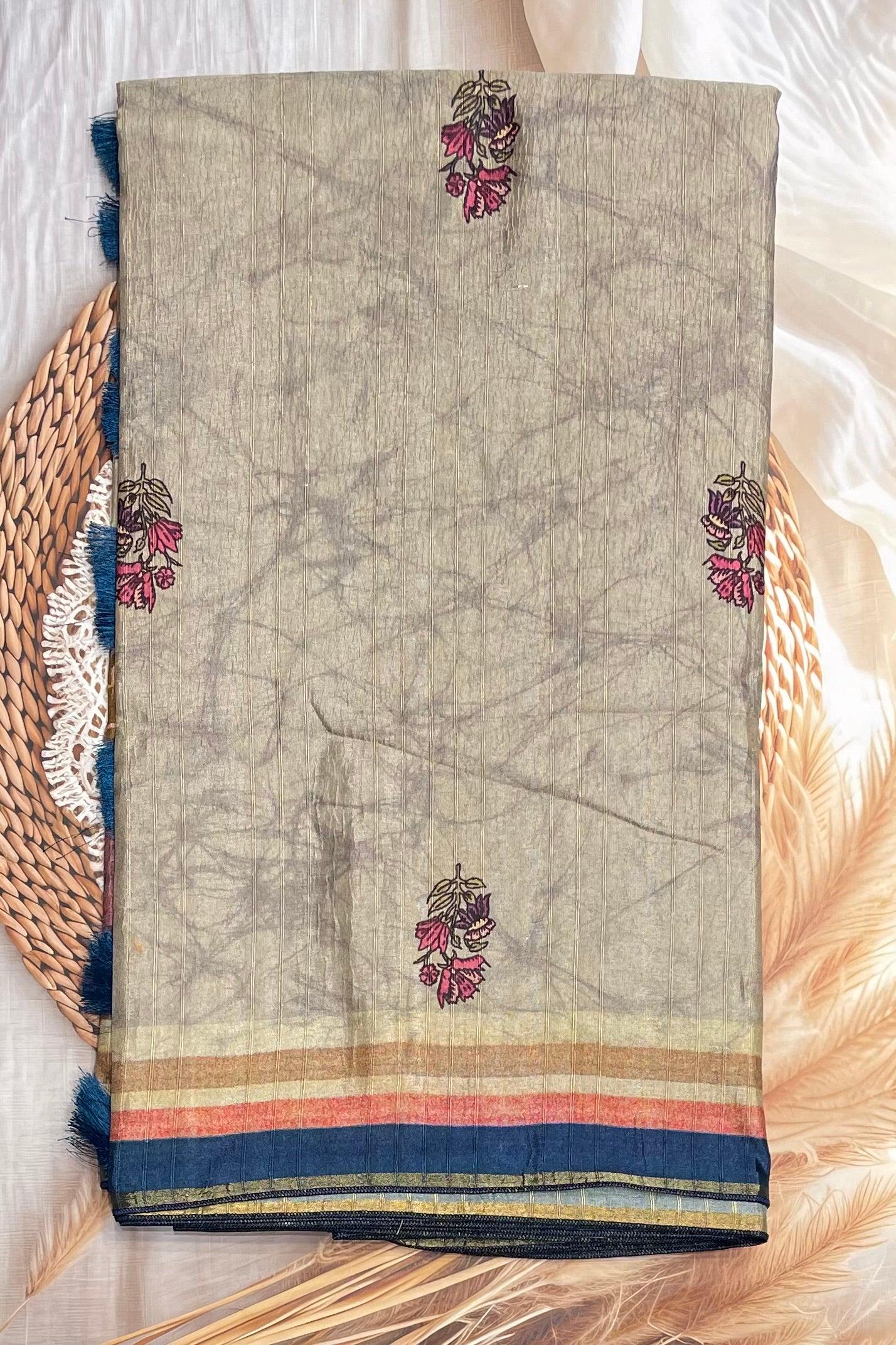 Semi Tussar Silk | MBCC03 - Manju Boutique