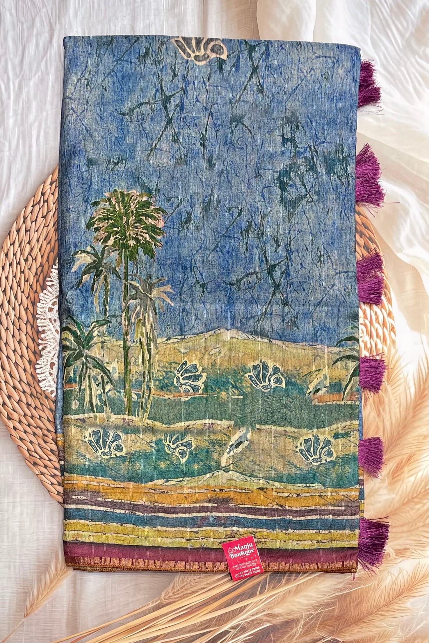 Semi Tussar Silk | MBCC04 - Manju Boutique