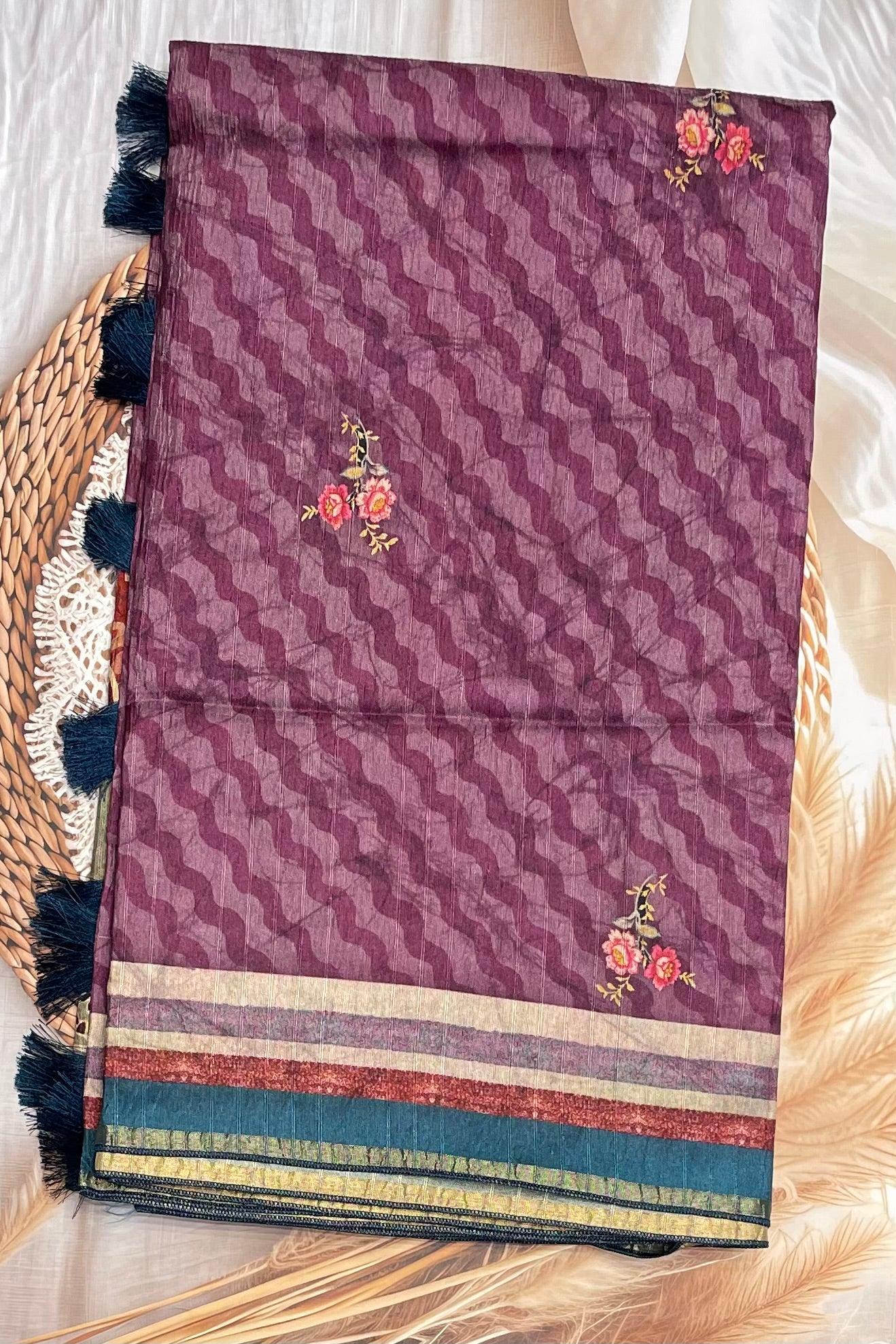 Semi Tussar Silk | MBCC05 - Manju Boutique