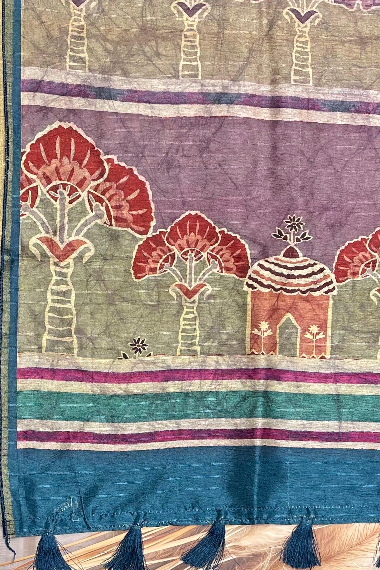 Semi Tussar Silk | MBCC05 - Manju Boutique