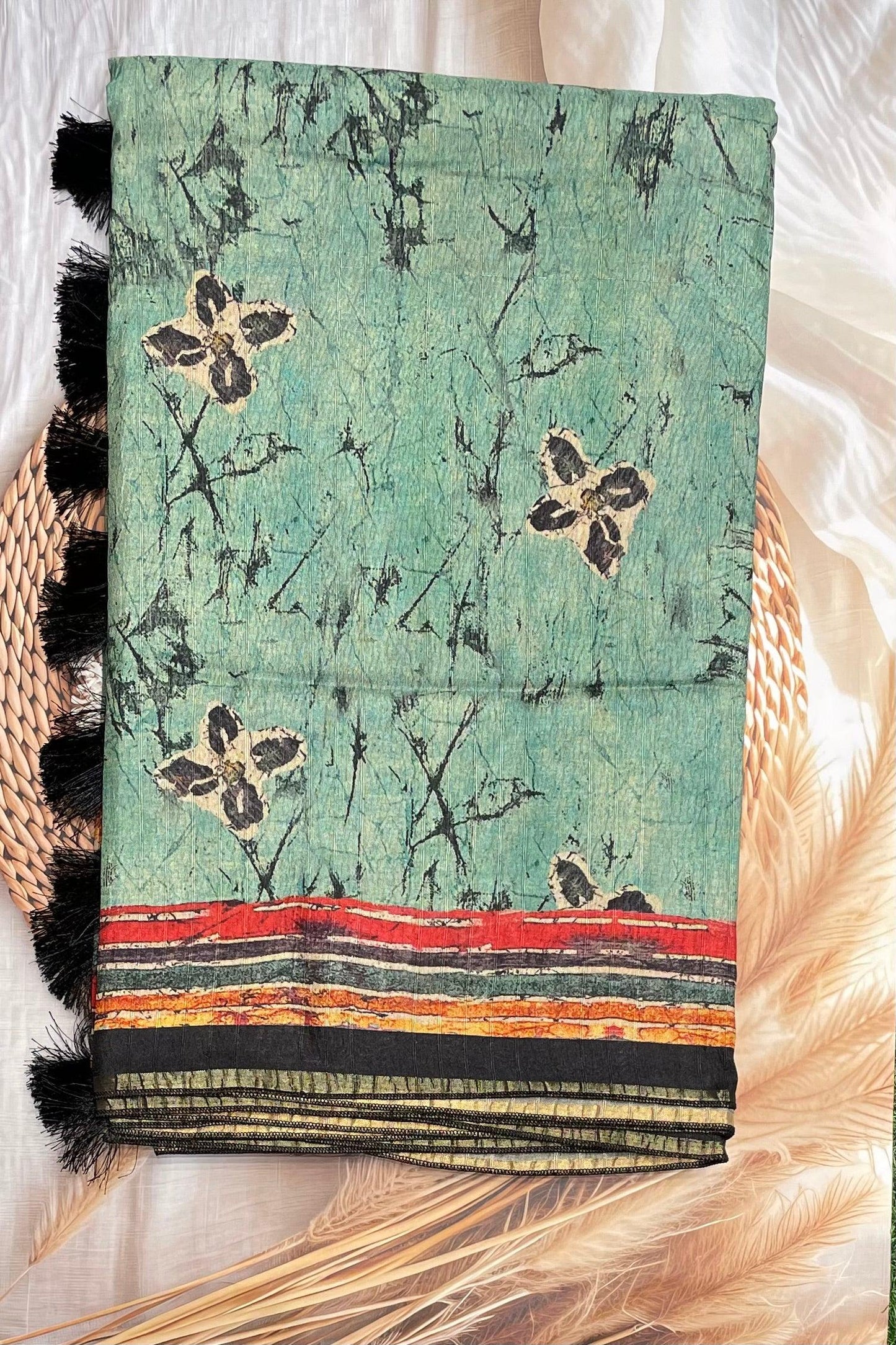 Semi Tussar Silk | MBCC06 - Manju Boutique