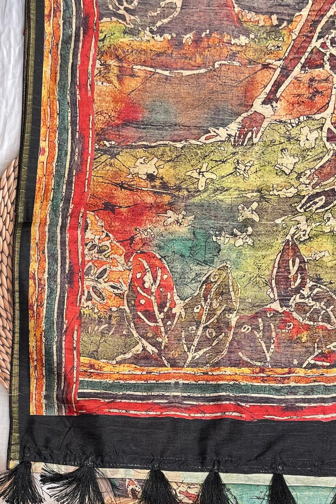 Semi Tussar Silk | MBCC06 - Manju Boutique