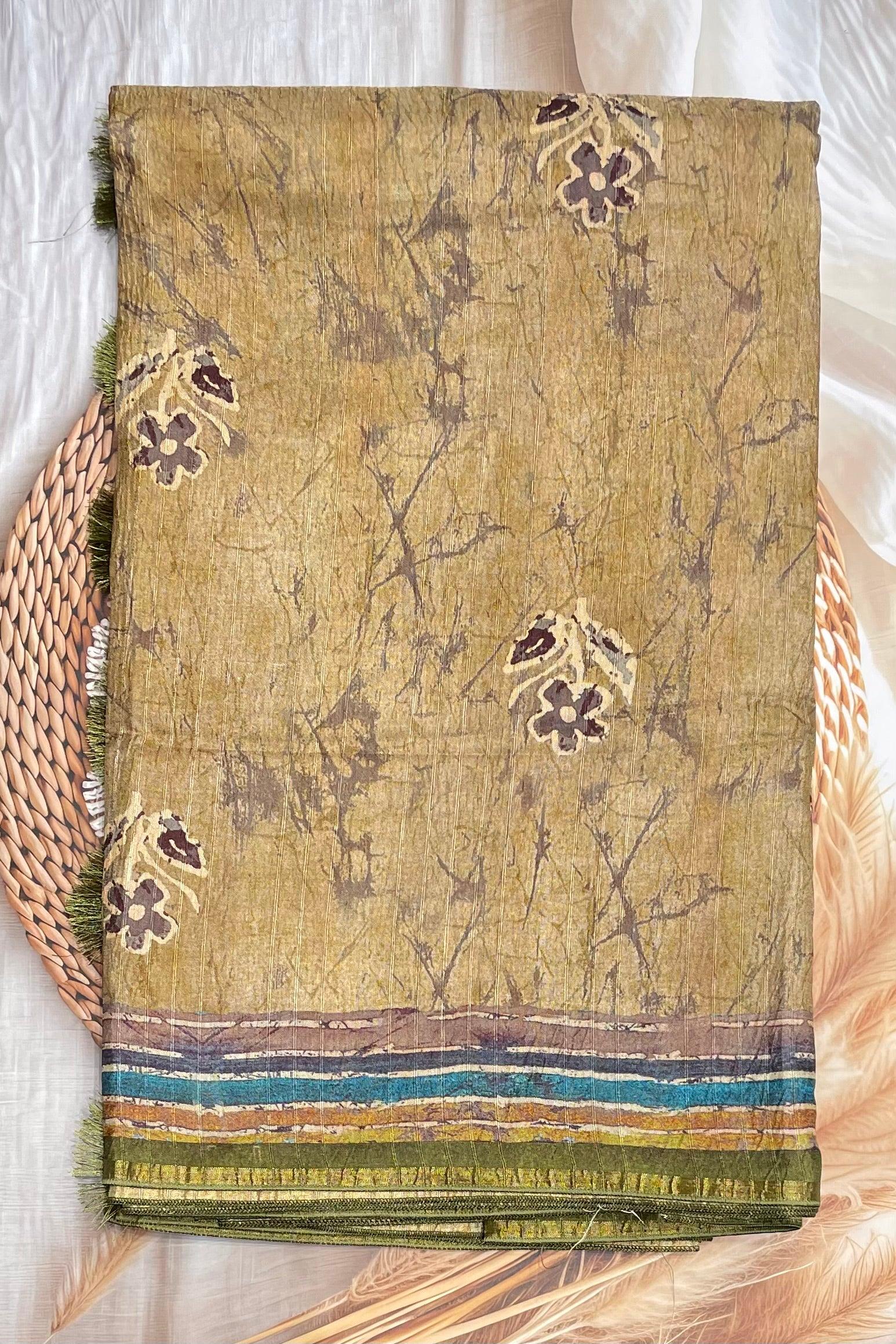 Semi Tussar Silk | MBCC08 - Manju Boutique