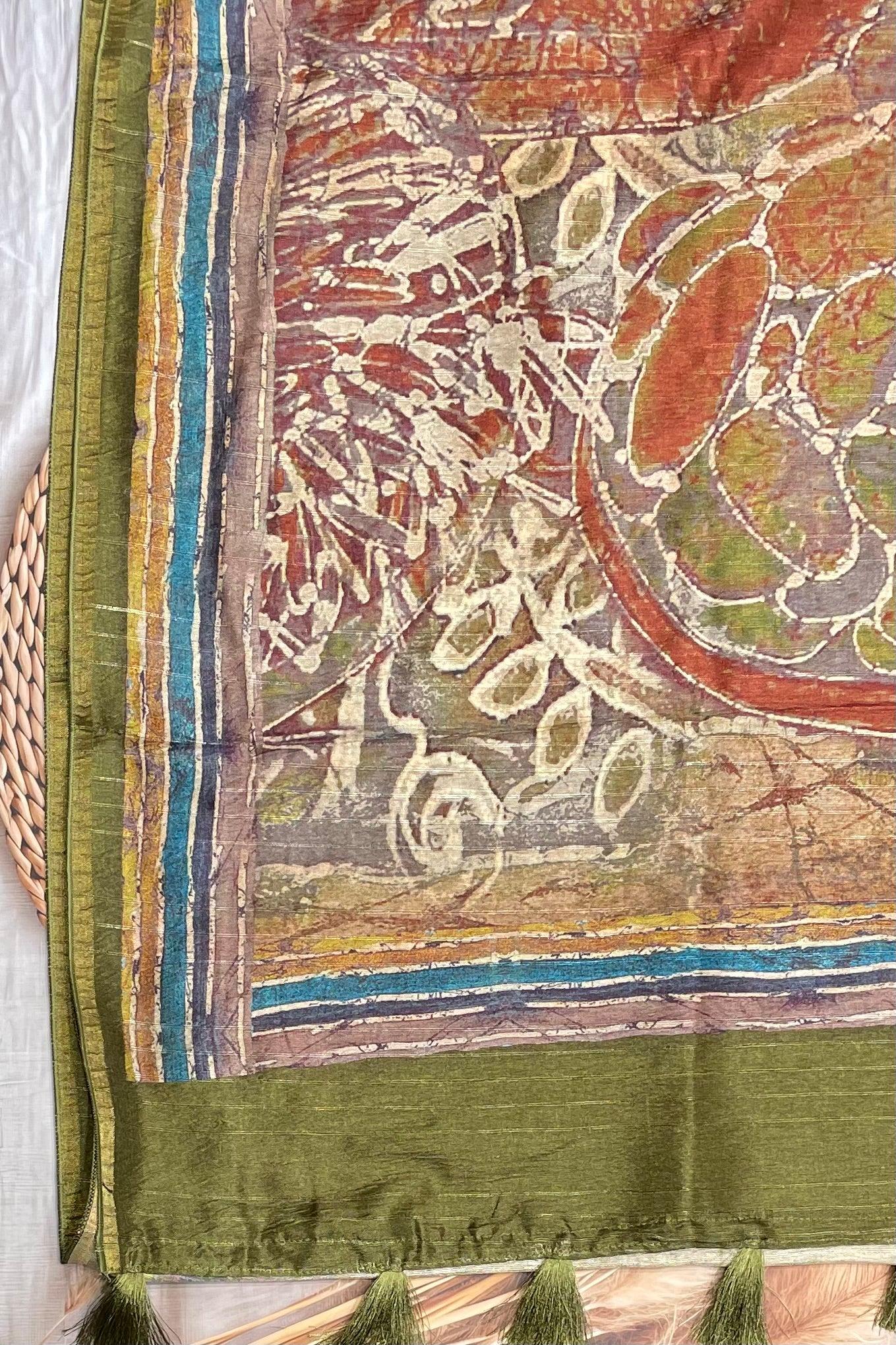 Semi Tussar Silk | MBCC08 - Manju Boutique