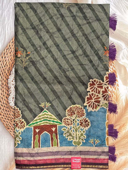 Semi Tussar Silk | MBCC09 - Manju Boutique