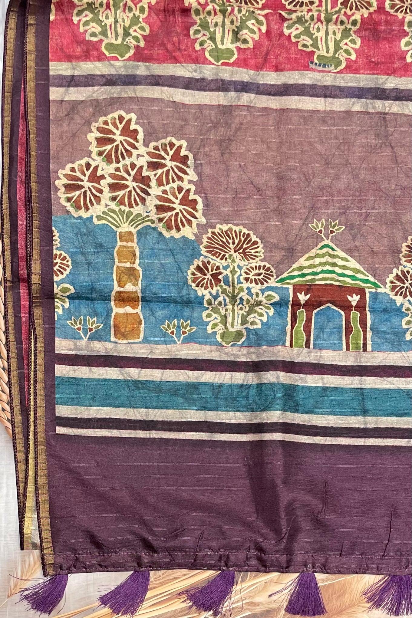 Semi Tussar Silk | MBCC09 - Manju Boutique
