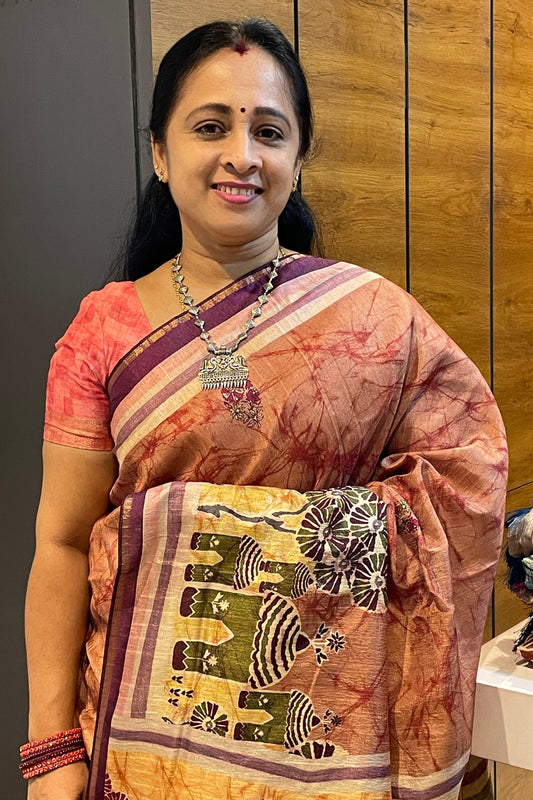 Semi Tussar Silk | MBCC02 - Manju Boutique